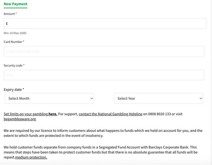 Quinnbet Deposit Step 3